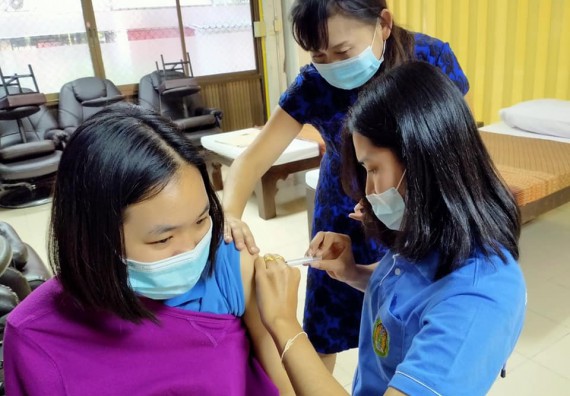 ภาพกิจกรรม  โปรแกรมวิชาสาธารณสุขศาสตร์ จัดอบรมการฉีดยา