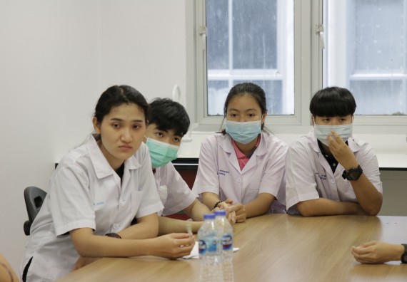 ภาพกิจกรรม โปรแกรมวิชาวิทยาศาสตร์และเทคโนโลยีการอาหาร จัดอบรมเชิงปฏิบัติการ เรื่อง การแปรรูปเห็ด