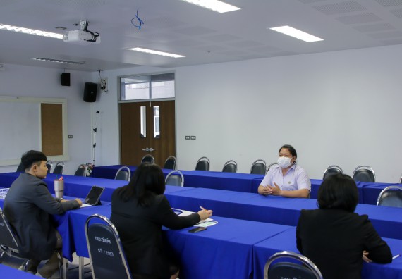 ภาพกิจกรรม คณะวิทยาศาสตร์และเทคโนโลยี สัมภาษณ์ทุนการศึกษา ปตท.สผ. จากทรัพย์ในดินสู่สินทางปัญญา รักษาสิ่งแวดล้อม ของคณะวิทยาศาสตร์และเทคโนโลยี ประจำปี 2563