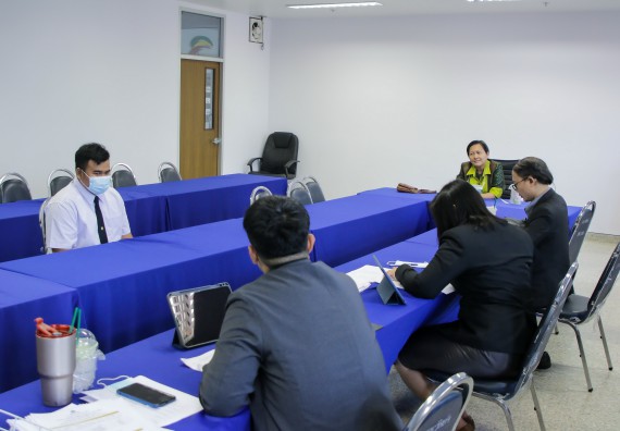 ภาพกิจกรรม คณะวิทยาศาสตร์และเทคโนโลยี สัมภาษณ์ทุนการศึกษา ปตท.สผ. จากทรัพย์ในดินสู่สินทางปัญญา รักษาสิ่งแวดล้อม ของคณะวิทยาศาสตร์และเทคโนโลยี ประจำปี 2563