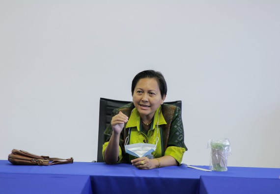 ภาพกิจกรรม คณะวิทยาศาสตร์และเทคโนโลยี สัมภาษณ์ทุนการศึกษา ปตท.สผ. จากทรัพย์ในดินสู่สินทางปัญญา รักษาสิ่งแวดล้อม ของคณะวิทยาศาสตร์และเทคโนโลยี ประจำปี 2563