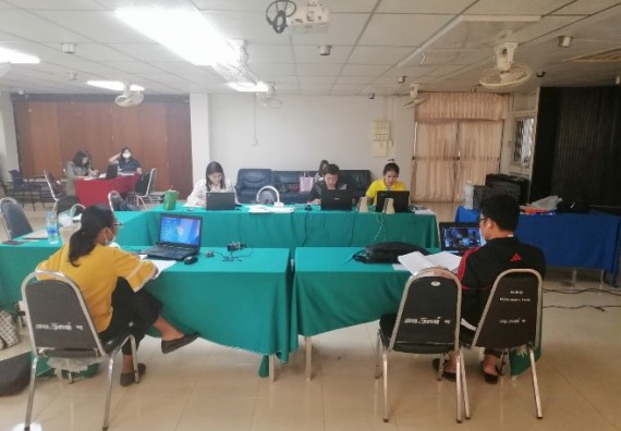 ภาพกิจกรรม โปรแกรมวิชาเคมี จัดกิจกรรมตรวจประเมินคุณภาพภายในในรูปแบบการประเมินคุณภาพการศึกษาผ่านสื่ออิเล็กทรอนิกส์ ปีการศึกษา 2562 หลักสูตรเคมี วท.บ.