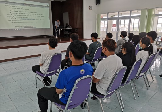 ภาพกิจกรรม โปรแกรมวิชาวิทยาการคอมพิวเตอร์ จัดกิจกรรมเตรียมความพร้อมในการเรียนรู้ในระดับอุดมศึกษาสำหรับนักศึกษาหลักสูตรเทคโนโลยีสารสนเทศ