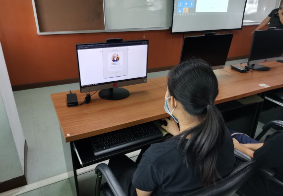 ภาพกิจกรรม โปรแกรมวิชาวิทยาการคอมพิวเตอร์ จัดกิจกรรมเตรียมความพร้อมในการเรียนรู้ในระดับอุดมศึกษาสำหรับนักศึกษาหลักสูตรเทคโนโลยีสารสนเทศ