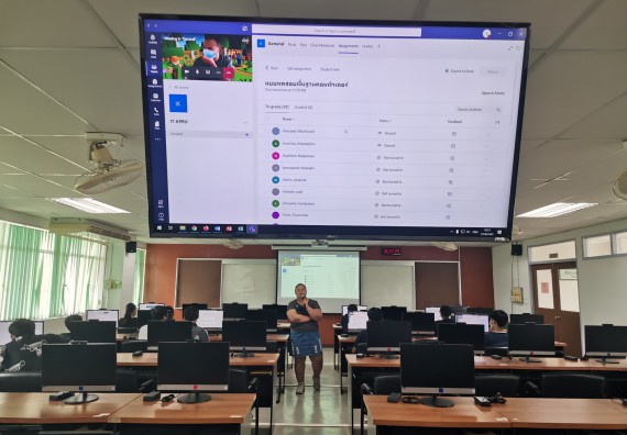 ภาพกิจกรรม โปรแกรมวิชาวิทยาการคอมพิวเตอร์ จัดกิจกรรมเตรียมความพร้อมในการเรียนรู้ในระดับอุดมศึกษาสำหรับนักศึกษาหลักสูตรเทคโนโลยีสารสนเทศ