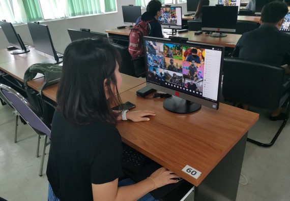 ภาพกิจกรรม โปรแกรมวิชาวิทยาการคอมพิวเตอร์ จัดกิจกรรมเตรียมความพร้อมในการเรียนรู้ในระดับอุดมศึกษาสำหรับนักศึกษาหลักสูตรเทคโนโลยีสารสนเทศ