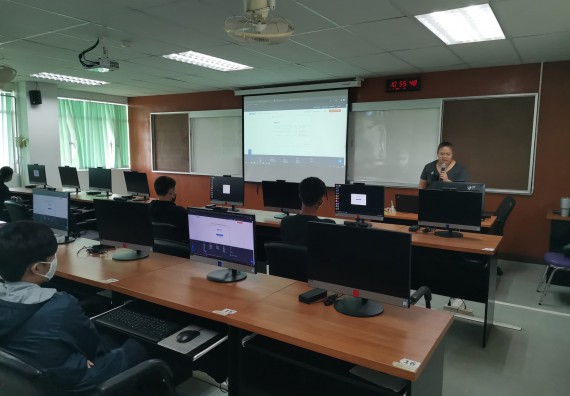 ภาพกิจกรรม โปรแกรมวิชาวิทยาการคอมพิวเตอร์ จัดกิจกรรมเตรียมความพร้อมในการเรียนรู้ในระดับอุดมศึกษาสำหรับนักศึกษาหลักสูตรเทคโนโลยีสารสนเทศ