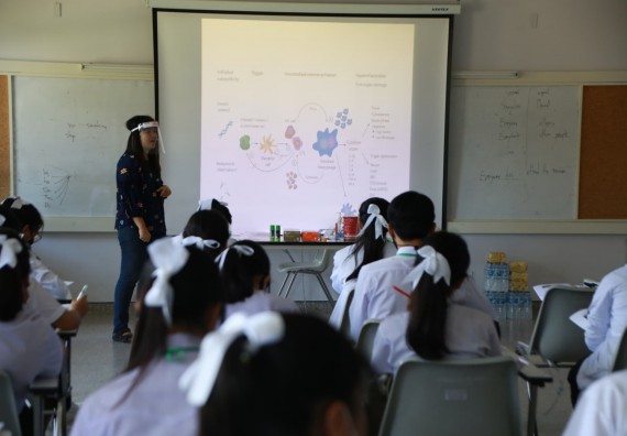 ภาพกิจกรรม ศูนย์วิทยาศาสตร์และวิทยาศาสตร์ประยุกต์ จัดอบรมเชิงปฏิบัติการ เรื่อง ความปลอดภัยทางชีวภาพและการรักษาความปลอดภัยทางชีวภาพของห้องปฏิบัติการในวิกฤตโควิด 19