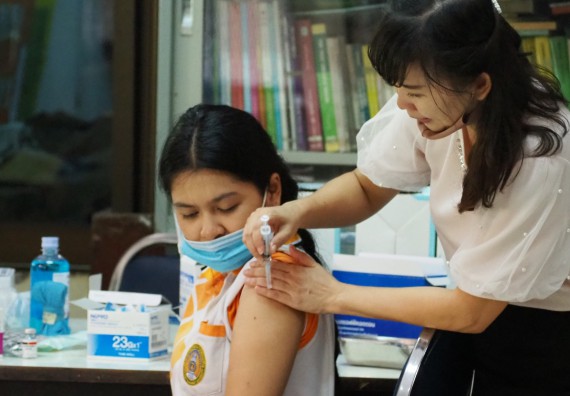 ภาพกิจกรรม โปรแกรมวิชาสาธารณสุขศาสตร์ จัดอบรมการฉีดยา