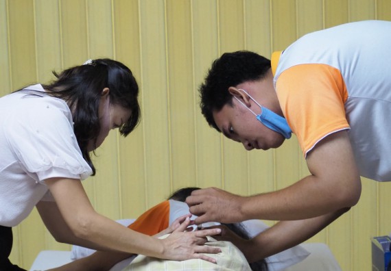 ภาพกิจกรรม โปรแกรมวิชาสาธารณสุขศาสตร์ จัดอบรมการฉีดยา