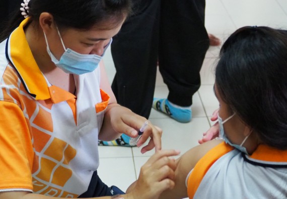 ภาพกิจกรรม โปรแกรมวิชาสาธารณสุขศาสตร์ จัดอบรมการฉีดยา