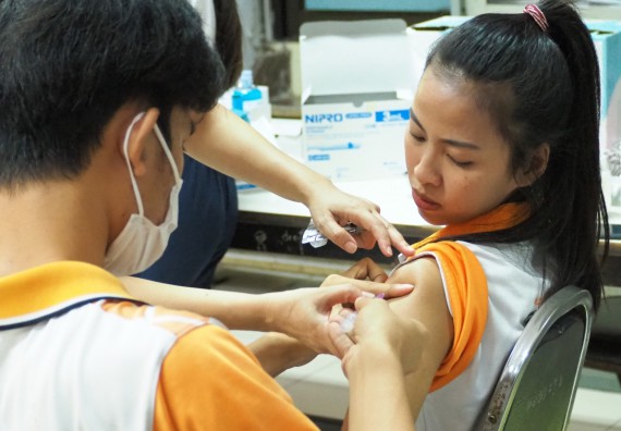 ภาพกิจกรรม โปรแกรมวิชาสาธารณสุขศาสตร์ จัดอบรมการฉีดยา