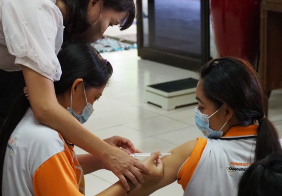 ภาพกิจกรรม โปรแกรมวิชาสาธารณสุขศาสตร์ จัดอบรมการฉีดยา