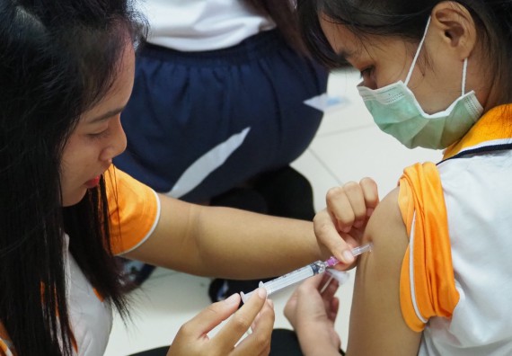 ภาพกิจกรรม โปรแกรมวิชาสาธารณสุขศาสตร์ จัดอบรมการฉีดยา