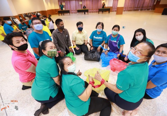 ภาพกิจกรรม คณะวิทยาศาสตร์และเทคโนโลยี เข้าร่วม โครงการอนุรักษ์พลังงาน KPRU Save Energy Green University