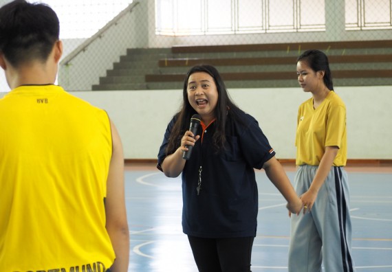 ภาพกิจกรรม โปรแกรมวิชาสาธารณสุขศาสตร์ จัดอบรมหลักการทำงานเป็นทีม