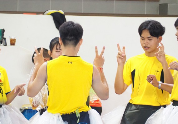 ภาพกิจกรรม โปรแกรมวิชาสาธารณสุขศาสตร์ จัดอบรมหลักการทำงานเป็นทีม