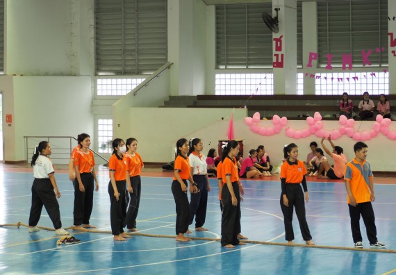 ภาพกิจกรรม โปรแกรมวิชาสาธารณสุขศาสตร์ จัดอบรมหลักการทำงานเป็นทีม