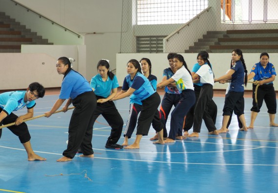 ภาพกิจกรรม โปรแกรมวิชาสาธารณสุขศาสตร์ จัดอบรมหลักการทำงานเป็นทีม