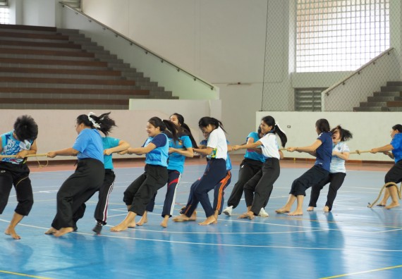 ภาพกิจกรรม โปรแกรมวิชาสาธารณสุขศาสตร์ จัดอบรมหลักการทำงานเป็นทีม