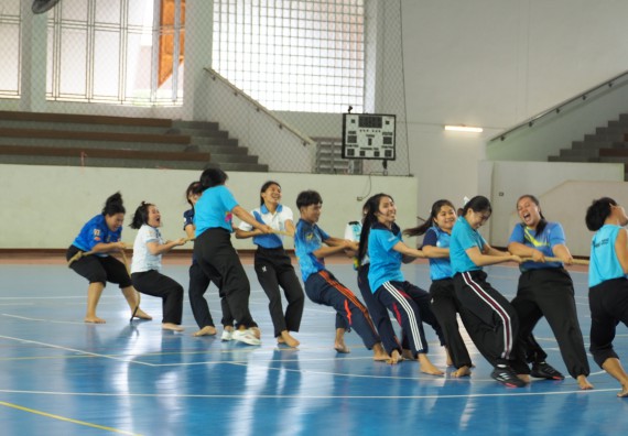 ภาพกิจกรรม โปรแกรมวิชาสาธารณสุขศาสตร์ จัดอบรมหลักการทำงานเป็นทีม