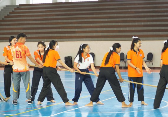 ภาพกิจกรรม โปรแกรมวิชาสาธารณสุขศาสตร์ จัดอบรมหลักการทำงานเป็นทีม