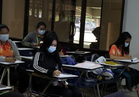 ภาพกิจกรรม โปรแกรมวิชาสาธารณสุขศาสตร์ จัดโครงการการส่งเสริมและสนับสนุนการจัดการเรียนการสอนเชิงบูรณาการกับการทํางาน (WIL) ของรายวิชาการพัฒนาอนามัยชุมชน เรื่อง การดูแลผู้ป่วยติดเตียง