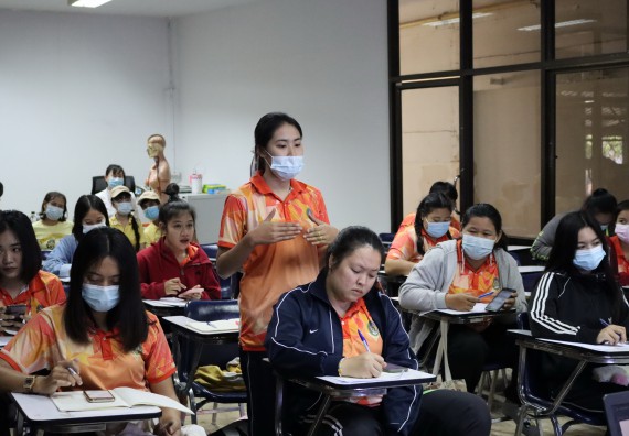 ภาพกิจกรรม โปรแกรมวิชาสาธารณสุขศาสตร์ จัดโครงการการส่งเสริมและสนับสนุนการจัดการเรียนการสอนเชิงบูรณาการกับการทํางาน (WIL) ของรายวิชาการพัฒนาอนามัยชุมชน เรื่อง การดูแลผู้ป่วยติดเตียง