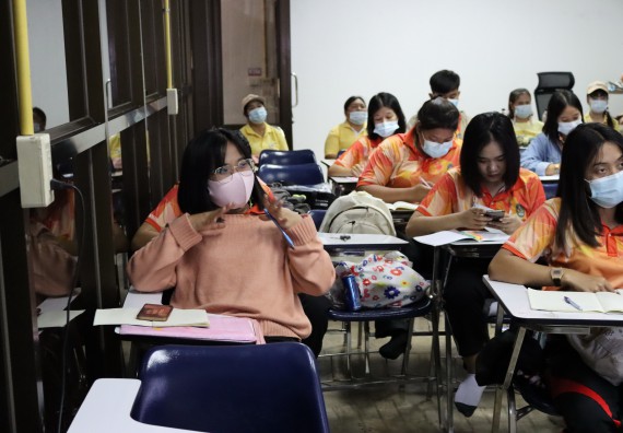 ภาพกิจกรรม โปรแกรมวิชาสาธารณสุขศาสตร์ จัดโครงการการส่งเสริมและสนับสนุนการจัดการเรียนการสอนเชิงบูรณาการกับการทํางาน (WIL) ของรายวิชาการพัฒนาอนามัยชุมชน เรื่อง การดูแลผู้ป่วยติดเตียง