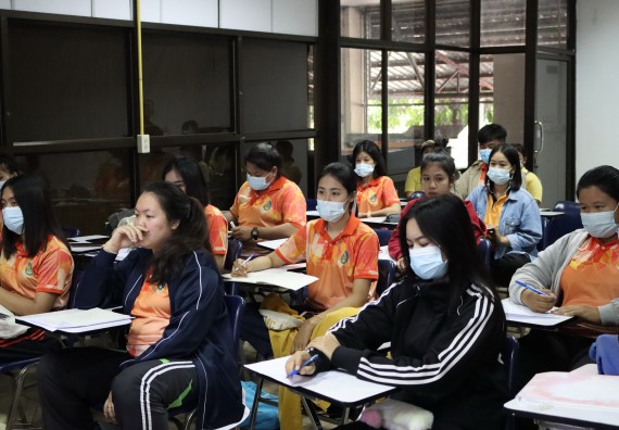 ภาพกิจกรรม โปรแกรมวิชาสาธารณสุขศาสตร์ จัดโครงการการส่งเสริมและสนับสนุนการจัดการเรียนการสอนเชิงบูรณาการกับการทํางาน (WIL) ของรายวิชาการพัฒนาอนามัยชุมชน เรื่อง การดูแลผู้ป่วยติดเตียง