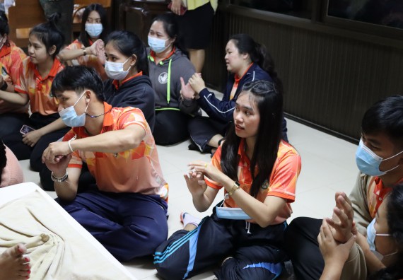 ภาพกิจกรรม โปรแกรมวิชาสาธารณสุขศาสตร์ จัดโครงการการส่งเสริมและสนับสนุนการจัดการเรียนการสอนเชิงบูรณาการกับการทํางาน (WIL) ของรายวิชาการพัฒนาอนามัยชุมชน เรื่อง การดูแลผู้ป่วยติดเตียง
