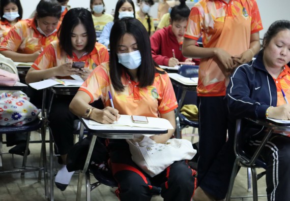 ภาพกิจกรรม โปรแกรมวิชาสาธารณสุขศาสตร์ จัดโครงการการส่งเสริมและสนับสนุนการจัดการเรียนการสอนเชิงบูรณาการกับการทํางาน (WIL) ของรายวิชาการพัฒนาอนามัยชุมชน เรื่อง การดูแลผู้ป่วยติดเตียง