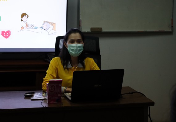 ภาพกิจกรรม โปรแกรมวิชาสาธารณสุขศาสตร์ จัดโครงการการส่งเสริมและสนับสนุนการจัดการเรียนการสอนเชิงบูรณาการกับการทํางาน (WIL) ของรายวิชาการพัฒนาอนามัยชุมชน เรื่อง การดูแลผู้ป่วยติดเตียง