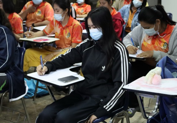 ภาพกิจกรรม โปรแกรมวิชาสาธารณสุขศาสตร์ จัดโครงการการส่งเสริมและสนับสนุนการจัดการเรียนการสอนเชิงบูรณาการกับการทํางาน (WIL) ของรายวิชาการพัฒนาอนามัยชุมชน เรื่อง การดูแลผู้ป่วยติดเตียง