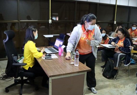 ภาพกิจกรรม โปรแกรมวิชาสาธารณสุขศาสตร์ จัดโครงการการส่งเสริมและสนับสนุนการจัดการเรียนการสอนเชิงบูรณาการกับการทํางาน (WIL) ของรายวิชาการพัฒนาอนามัยชุมชน เรื่อง การดูแลผู้ป่วยติดเตียง