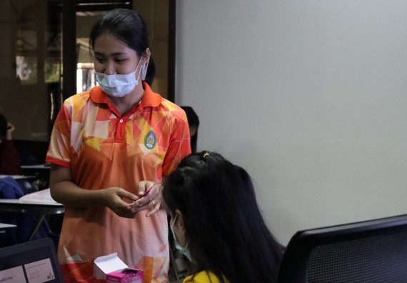 ภาพกิจกรรม โปรแกรมวิชาสาธารณสุขศาสตร์ จัดโครงการการส่งเสริมและสนับสนุนการจัดการเรียนการสอนเชิงบูรณาการกับการทํางาน (WIL) ของรายวิชาการพัฒนาอนามัยชุมชน เรื่อง การดูแลผู้ป่วยติดเตียง