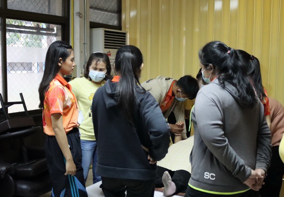 ภาพกิจกรรม โปรแกรมวิชาสาธารณสุขศาสตร์ จัดโครงการการส่งเสริมและสนับสนุนการจัดการเรียนการสอนเชิงบูรณาการกับการทํางาน (WIL) ของรายวิชาการพัฒนาอนามัยชุมชน เรื่อง การดูแลผู้ป่วยติดเตียง