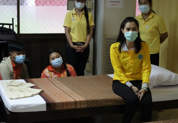 ภาพกิจกรรม โปรแกรมวิชาสาธารณสุขศาสตร์ จัดโครงการการส่งเสริมและสนับสนุนการจัดการเรียนการสอนเชิงบูรณาการกับการทํางาน (WIL) ของรายวิชาการพัฒนาอนามัยชุมชน เรื่อง การดูแลผู้ป่วยติดเตียง