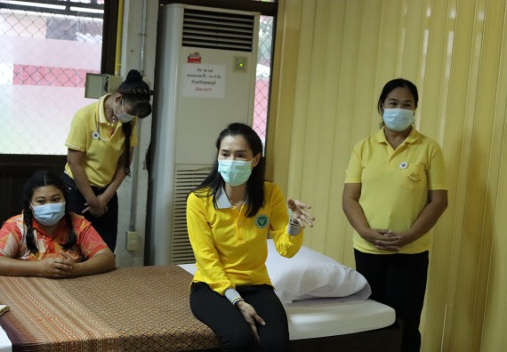 ภาพกิจกรรม โปรแกรมวิชาสาธารณสุขศาสตร์ จัดโครงการการส่งเสริมและสนับสนุนการจัดการเรียนการสอนเชิงบูรณาการกับการทํางาน (WIL) ของรายวิชาการพัฒนาอนามัยชุมชน เรื่อง การดูแลผู้ป่วยติดเตียง