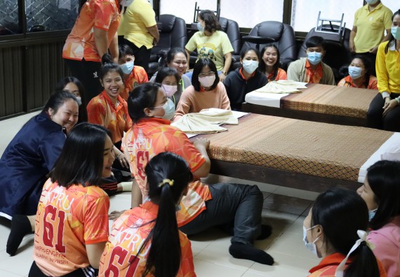 ภาพกิจกรรม โปรแกรมวิชาสาธารณสุขศาสตร์ จัดโครงการการส่งเสริมและสนับสนุนการจัดการเรียนการสอนเชิงบูรณาการกับการทํางาน (WIL) ของรายวิชาการพัฒนาอนามัยชุมชน เรื่อง การดูแลผู้ป่วยติดเตียง