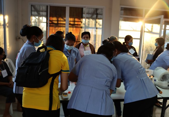 ภาพกิจกรรม โปรแกรมวิชาสาธารณสุขศาสตร์ จัดกิจกรรมบริการวิชาการด้านสุขภาพ