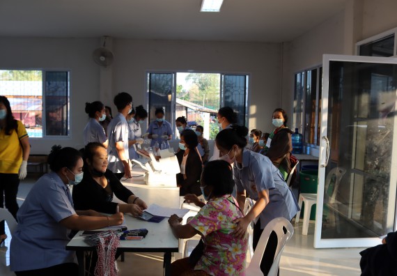 ภาพกิจกรรม โปรแกรมวิชาสาธารณสุขศาสตร์ จัดกิจกรรมบริการวิชาการด้านสุขภาพ