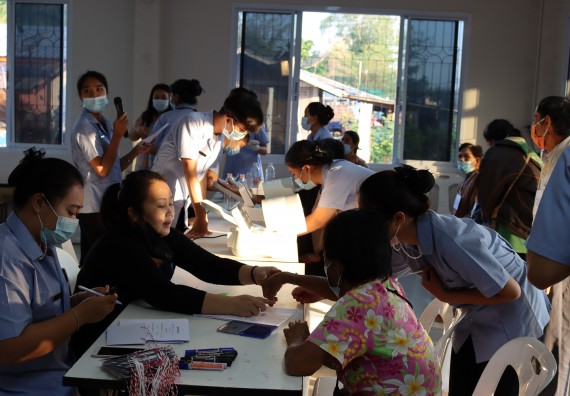 ภาพกิจกรรม โปรแกรมวิชาสาธารณสุขศาสตร์ จัดกิจกรรมบริการวิชาการด้านสุขภาพ