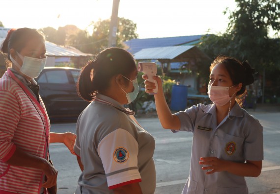 ภาพกิจกรรม โปรแกรมวิชาสาธารณสุขศาสตร์ จัดกิจกรรมบริการวิชาการด้านสุขภาพ