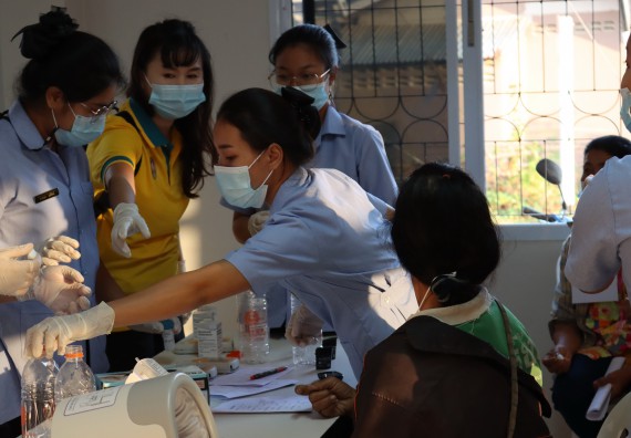 ภาพกิจกรรม โปรแกรมวิชาสาธารณสุขศาสตร์ จัดกิจกรรมบริการวิชาการด้านสุขภาพ
