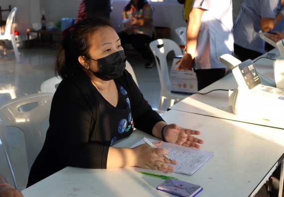 ภาพกิจกรรม โปรแกรมวิชาสาธารณสุขศาสตร์ จัดกิจกรรมบริการวิชาการด้านสุขภาพ