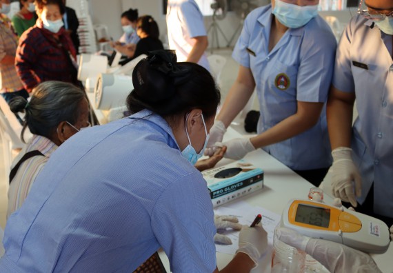 ภาพกิจกรรม โปรแกรมวิชาสาธารณสุขศาสตร์ จัดกิจกรรมบริการวิชาการด้านสุขภาพ