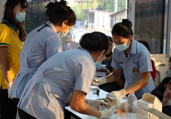 ภาพกิจกรรม โปรแกรมวิชาสาธารณสุขศาสตร์ จัดกิจกรรมบริการวิชาการด้านสุขภาพ