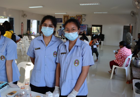 ภาพกิจกรรม โปรแกรมวิชาสาธารณสุขศาสตร์ จัดกิจกรรมบริการวิชาการด้านสุขภาพ