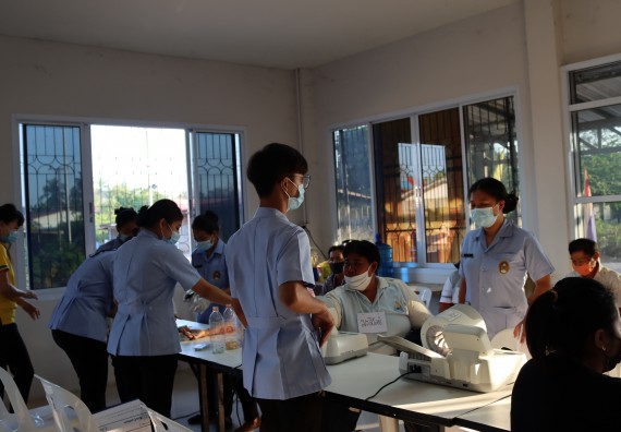 ภาพกิจกรรม โปรแกรมวิชาสาธารณสุขศาสตร์ จัดกิจกรรมบริการวิชาการด้านสุขภาพ